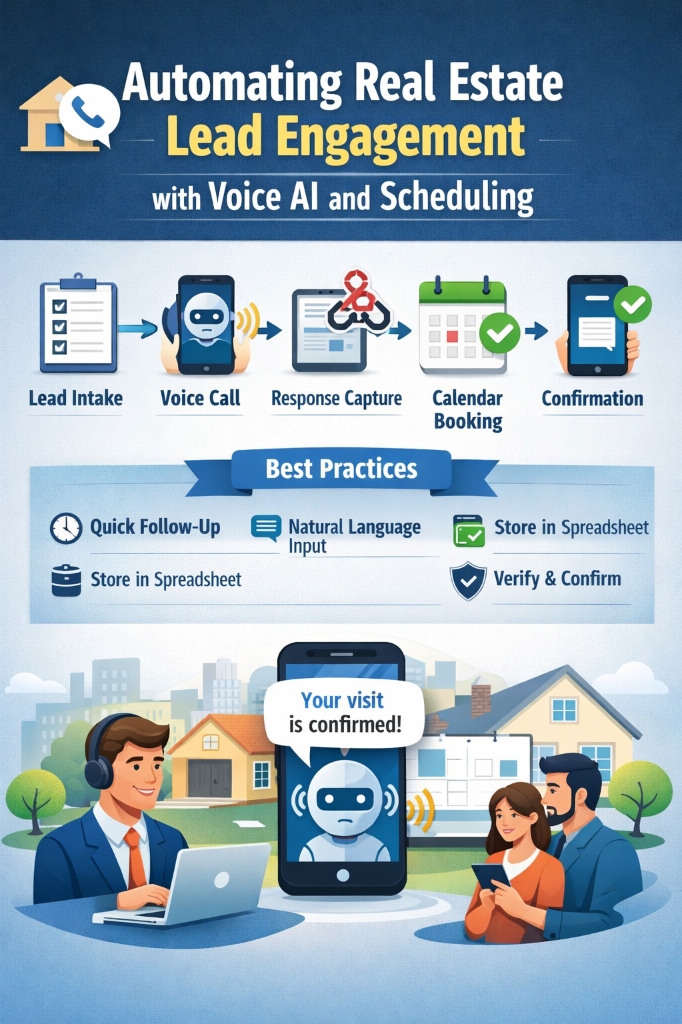 Automating Real Estate Lead Engagement with Voice AI and Scheduling